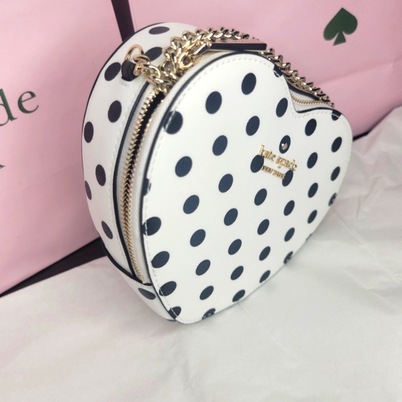 Kate spade mini heart crossbody Dot dot dot - Picture 2 of 16